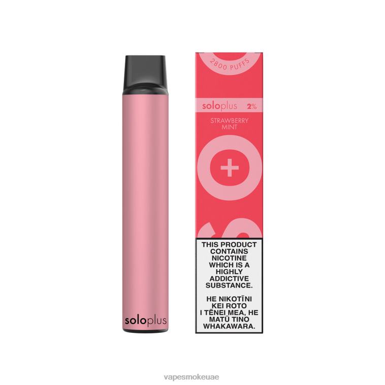 Vape Abu Dhabi - Solo Plus vape القابل للتصرف 460X626 نعناع الفراولة