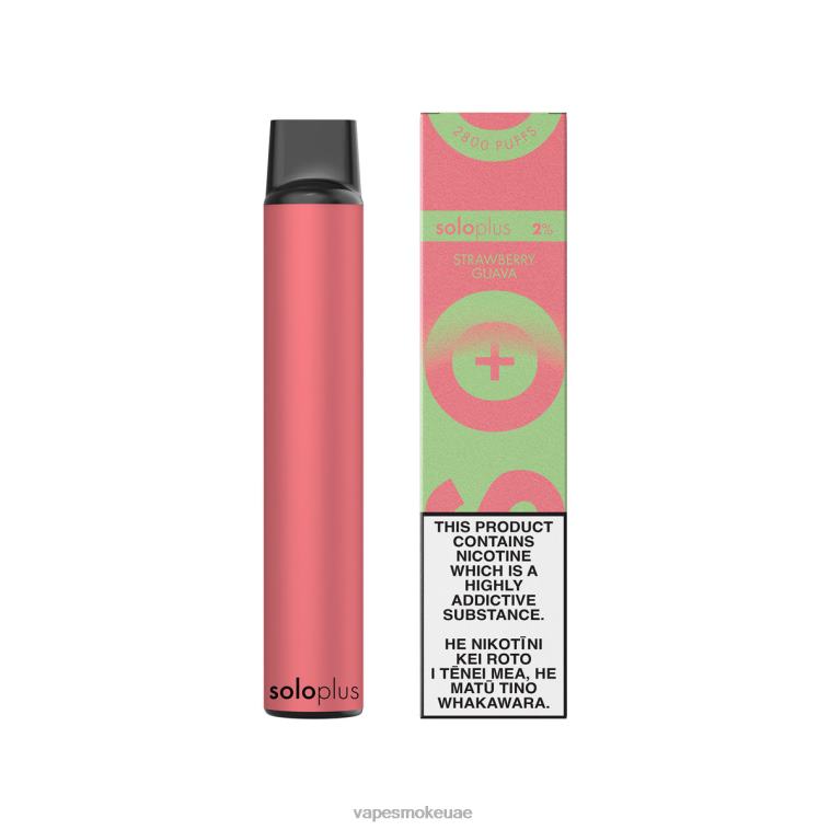 Vape Uae - Solo Plus مجموعة vape Paradise القابل للتصرف 460X637 جوافة فراولة