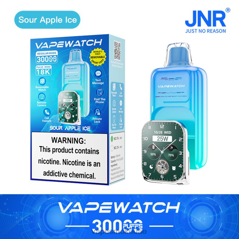 JNR ساعة vape HRV2B5 جليد التفاح الحامض vape mods