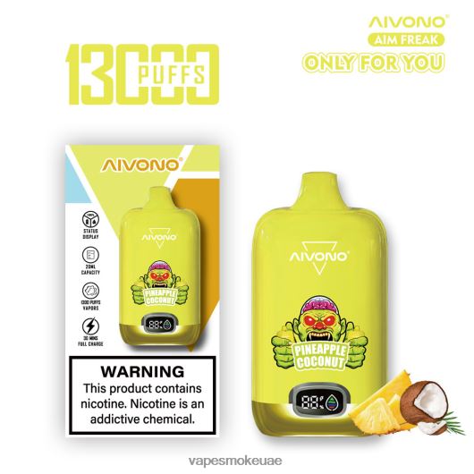 Vape Abu Dhabi - جوز الهند الأناناس Aivono AIM FREAK 13000 RR4PBP248