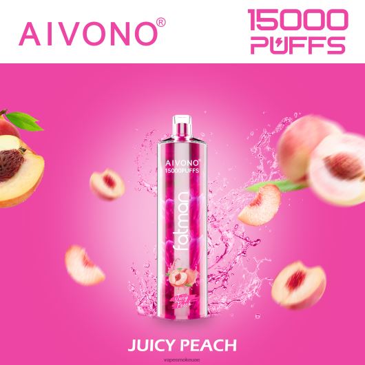 Vape Abu Dhabi - الخوخ العصير Aivono FATMAN 15000 RR4PBP17