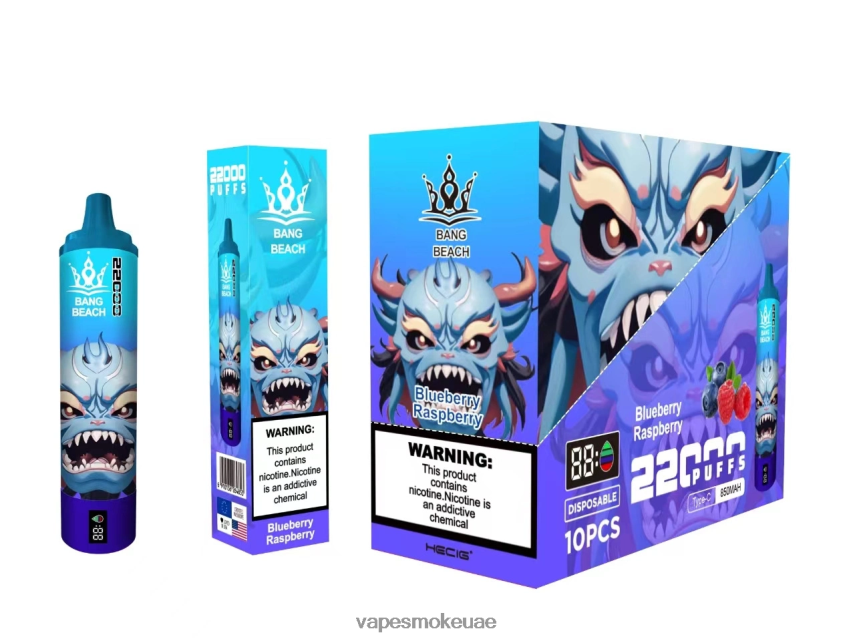 Vape Abu Dhabi - Bang Beach شاشة سمارت 22000 نفخة 4BLV8D14 توت العليق