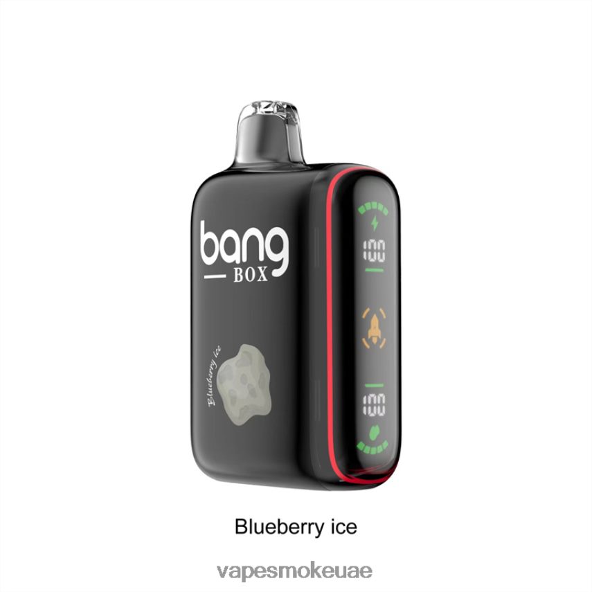 Vape Abu Dhabi - Bang Box 9000-18000 نفث عرض الطاقة الذكي 4BLV8D32 جليد التوت