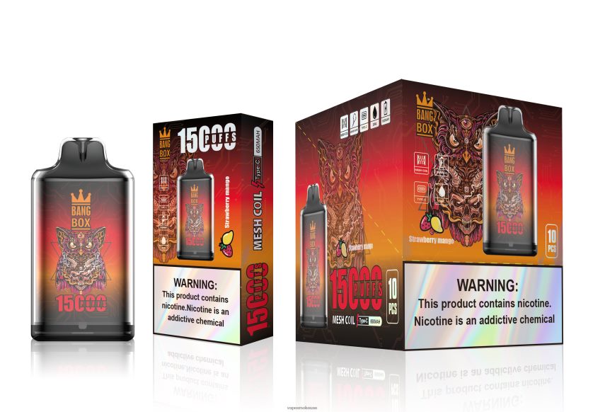 Vape Abu Dhabi - Bang Box s1-15000 نفث 4BLV8D101 مانجو الفراولة