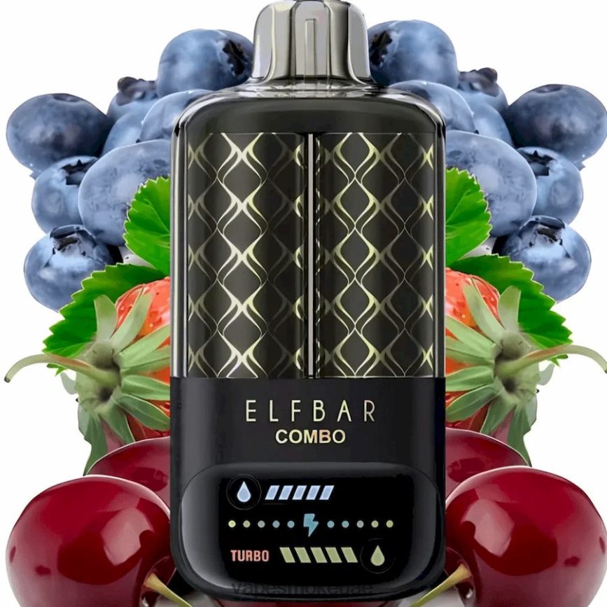 Vape Abu Dhabi - Elf Bar Combo 25000 التوت الحامض والكرز 4N88NR2