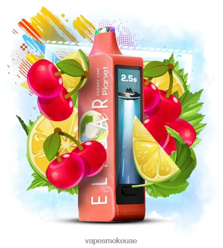 Vape Abu Dhabi - Elf Bar Planet 25000 الجير الكرز 4N88NR23