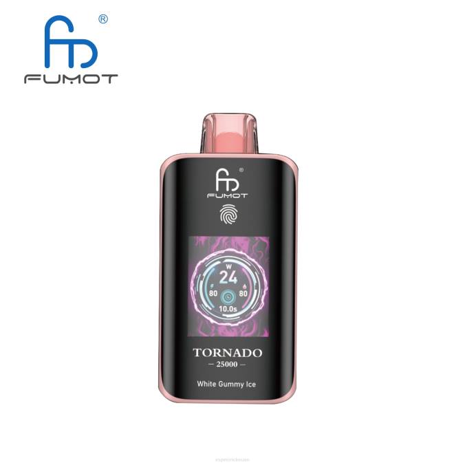 Vape Abu Dhabi - جليد غائر أبيض Fumot Tornado 25000 سيجارة يمكن التخلص منها 4H8414