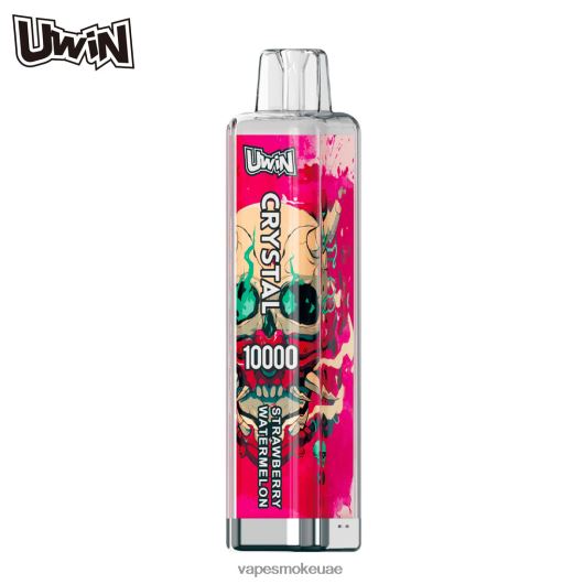 Vape Abu Dhabi - الفراولة والبطيخ UWIN CRYSTAL 10000 سيجارة يمكن التخلص منها RR4PBP368