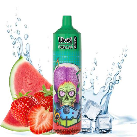 Vape Abu Dhabi - الفراولة والبطيخ UWIN CRYSTAL 35 ألف سيجارة يمكن التخلص منها RR4PBP383