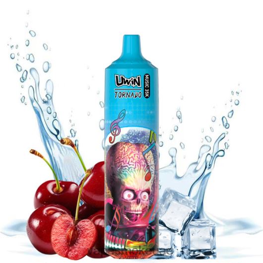 Vape Abu Dhabi - جليد الكرز UWIN CRYSTAL 35 ألف سيجارة يمكن التخلص منها RR4PBP386