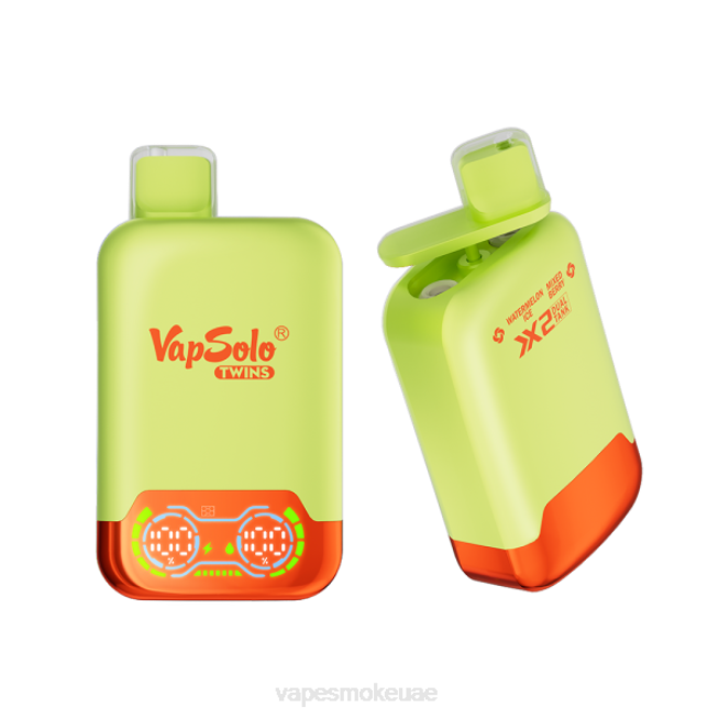 Vape Abu Dhabi - Vapsolo TWINS vape القابل للتصرف ثلج بطيخ و توت مشكل LR44146