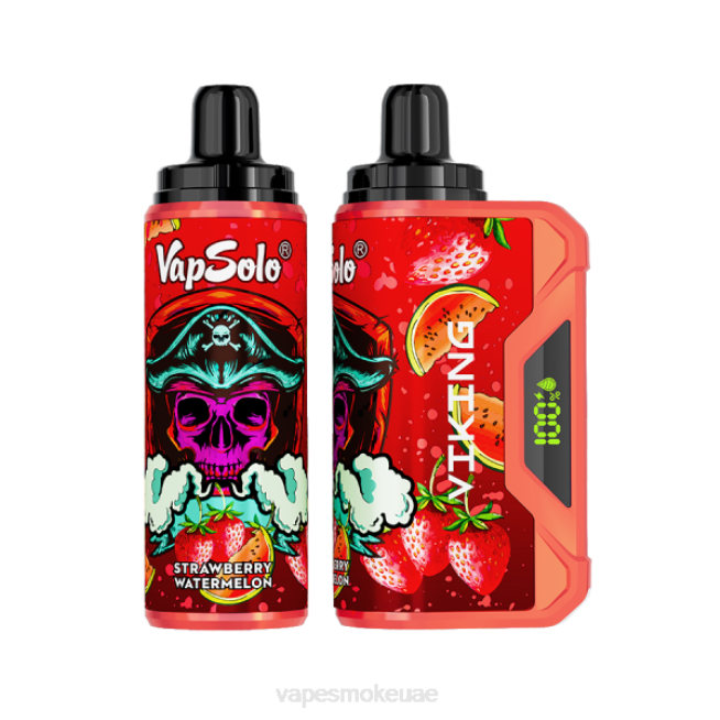 Vape Abu Dhabi - Vapsolo VIKING vape القابل للتصرف الفراولة والبطيخ LR44158