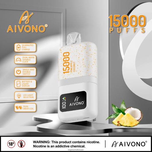 Vape Smoke - جوز الهند الأناناس Aivono AIM magic 15000 RR4PBP72