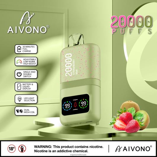 Vape Smoke - كيوي فراولة Aivono AIM magic 20000 RR4PBP81
