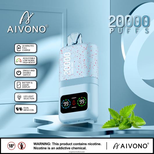 Vape Smoke - نعناع بارد Aivono AIM magic 20000 RR4PBP84