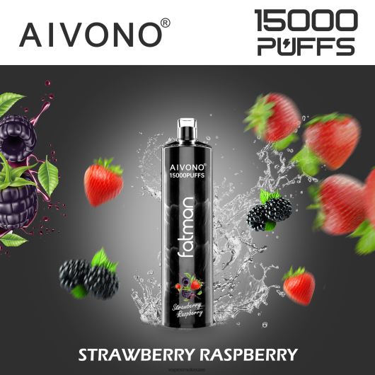 Vape Smoke - الفراولة، التوت Aivono FATMAN 15000 RR4PBP15
