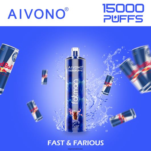 Vape Smoke - سريع وغاضب Aivono FATMAN 15000 RR4PBP18