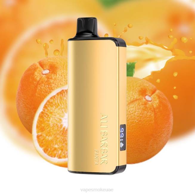 Vape Smoke - Alibarbar Ingot 20000 سيجارة للاستعمال مرة واحدة غروب الشمس في كاليفورنيا LR4433
