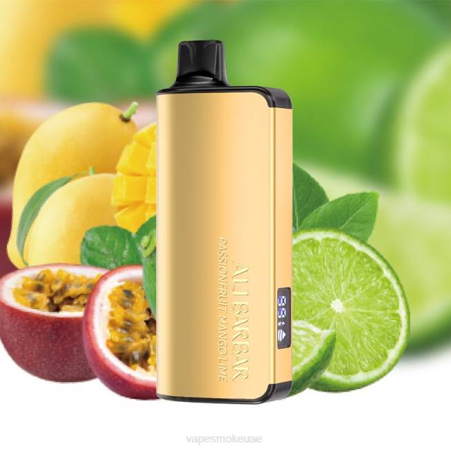 Vape Smoke - Alibarbar Ingot 20000 سيجارة للاستعمال مرة واحدة باشن فروت مانجو ليمون LR4439