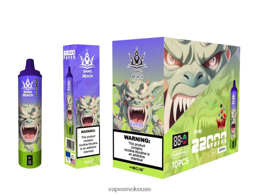 Vape Smoke - Bang Beach شاشة سمارت 22000 نفخة 4BLV8D18 فيمتو
