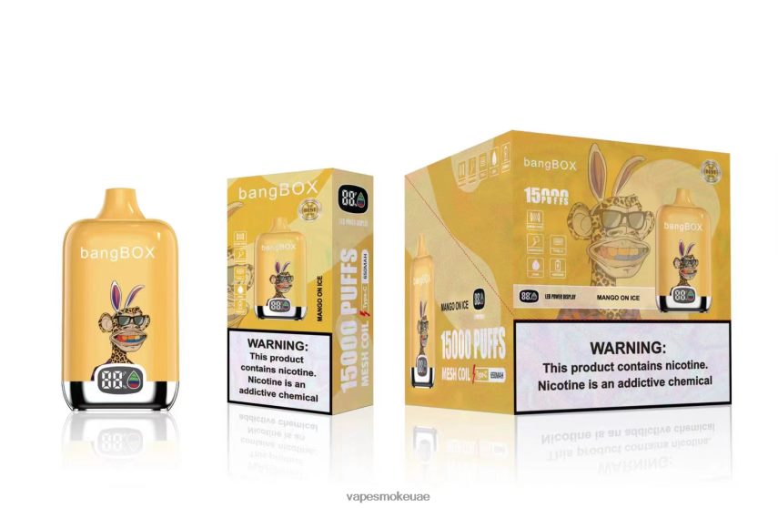 Vape Smoke - Bang Box 15000 نفث 4BLV8D48 مانجو على الجليد