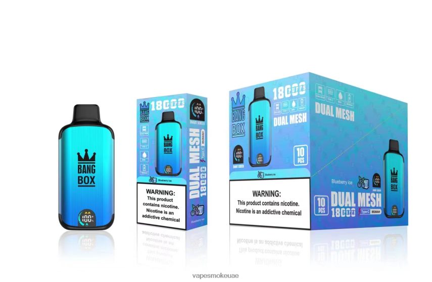Vape Smoke - Bang Box 18000 نفث 4BLV8D90 جليد التوت