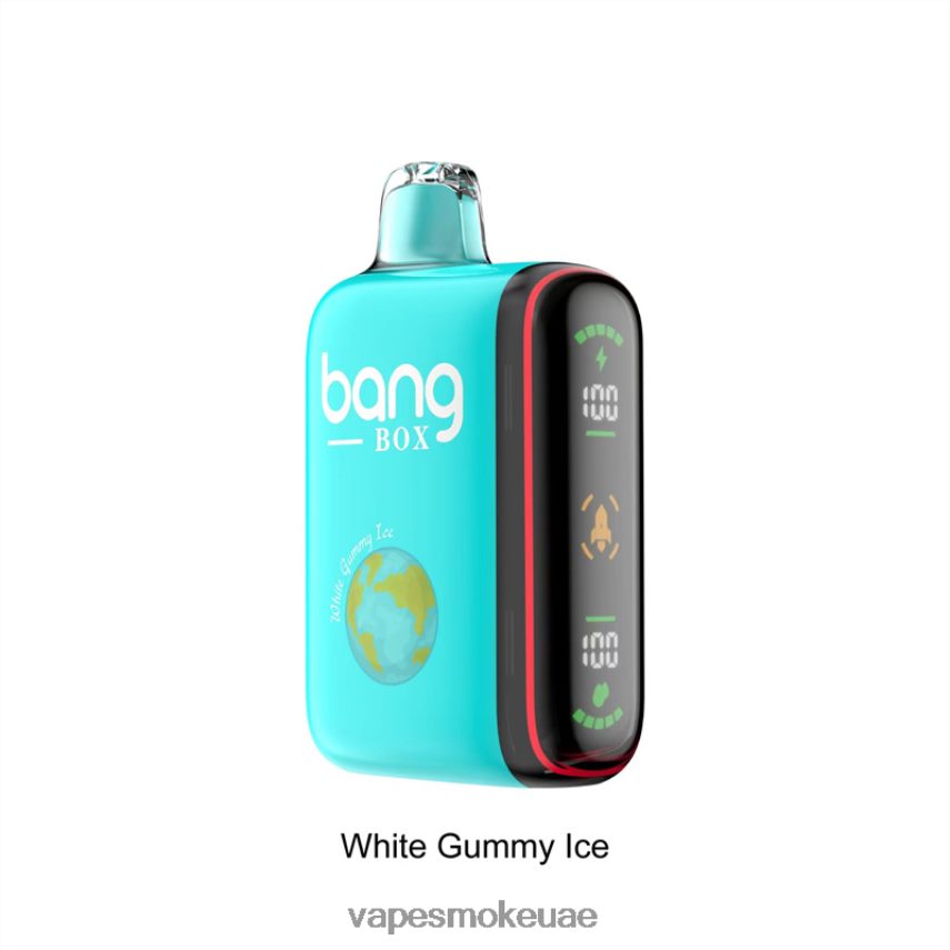 Vape Smoke - Bang Box 9000-18000 نفث عرض الطاقة الذكي 4BLV8D30 جليد غائر أبيض