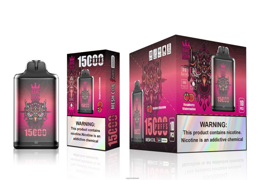 Vape Smoke - Bang Box s1-15000 نفث 4BLV8D105 البطيخ التوت
