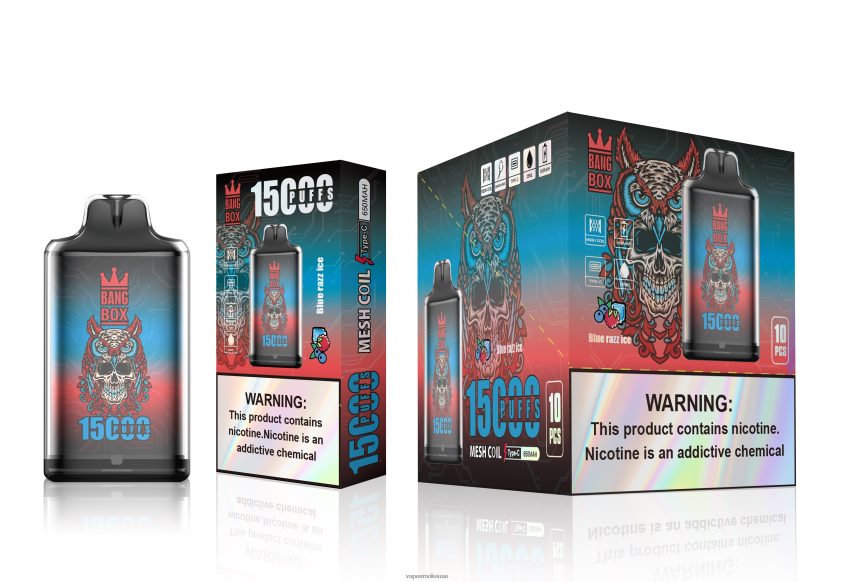 Vape Smoke - Bang Box s1-15000 نفث 4BLV8D108 الجليد الأزرق