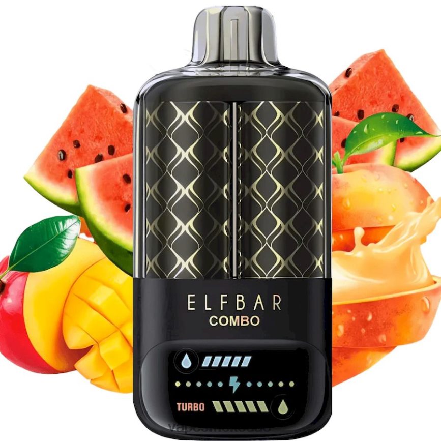 Vape Smoke - Elf Bar Combo 25000 الخوخ والمانجو والبطيخ 4N88NR6