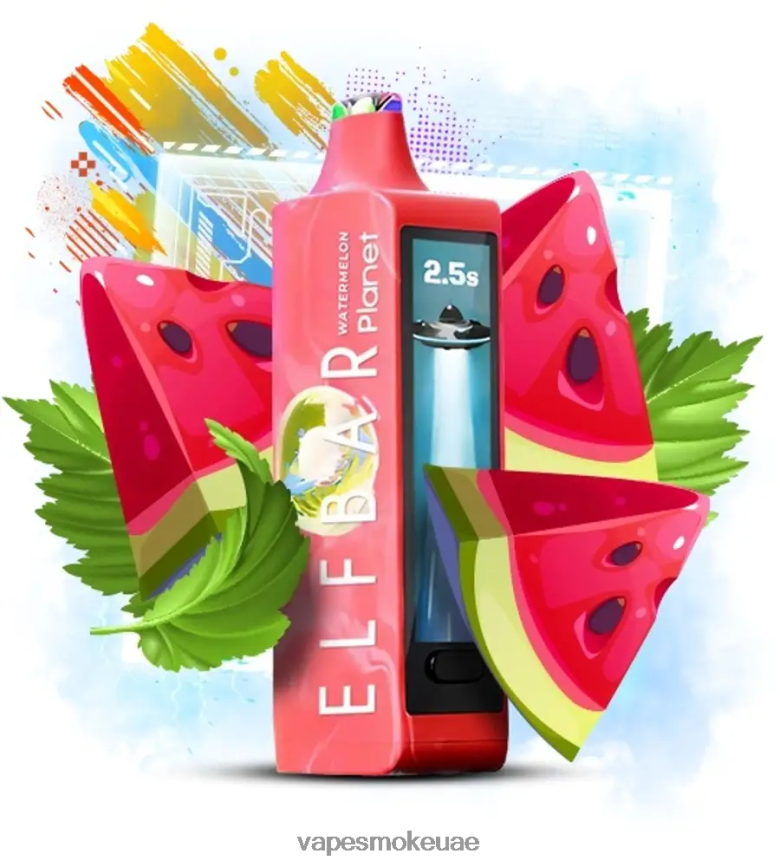 Vape Smoke - Elf Bar Planet 25000 بطيخ 4N88NR12