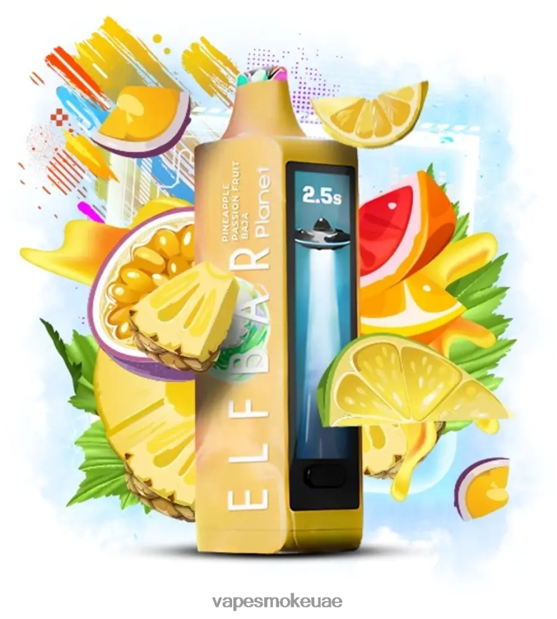 Vape Smoke - Elf Bar Planet 25000 أناناس باشن فروت باجا 4N88NR27