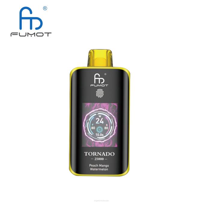 Vape Smoke - الخوخ والمانجو والبطيخ Fumot Tornado 25000 سيجارة يمكن التخلص منها 4H849