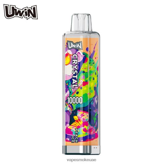 Vape Smoke - جليد الخوخ UWIN CRYSTAL 10000 سيجارة يمكن التخلص منها RR4PBP375