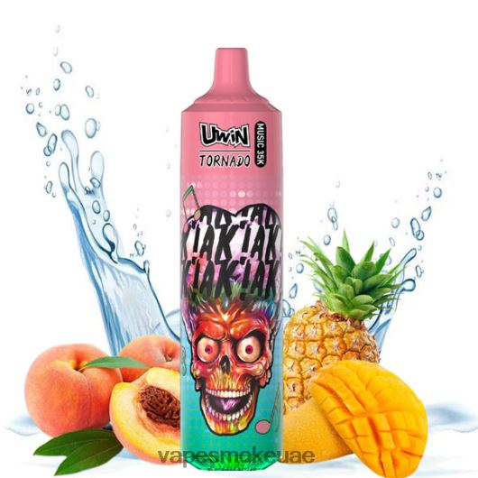 Vape Smoke - خوخ، مانجو، أناناس UWIN CRYSTAL 35 ألف سيجارة يمكن التخلص منها RR4PBP390