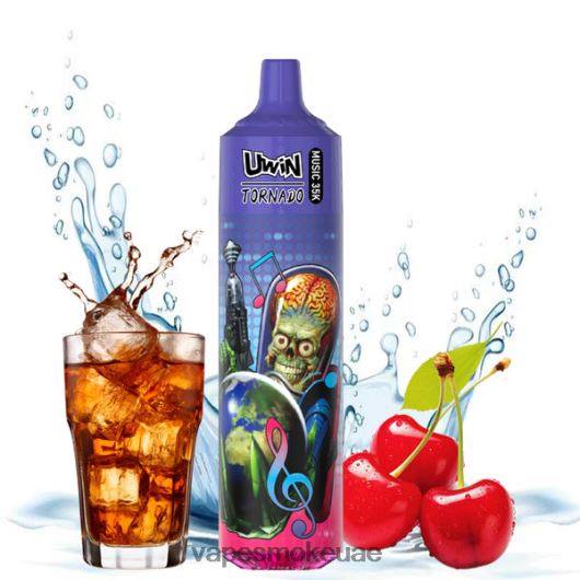 Vape Smoke - كولا الكرز UWIN CRYSTAL 35 ألف سيجارة يمكن التخلص منها RR4PBP393