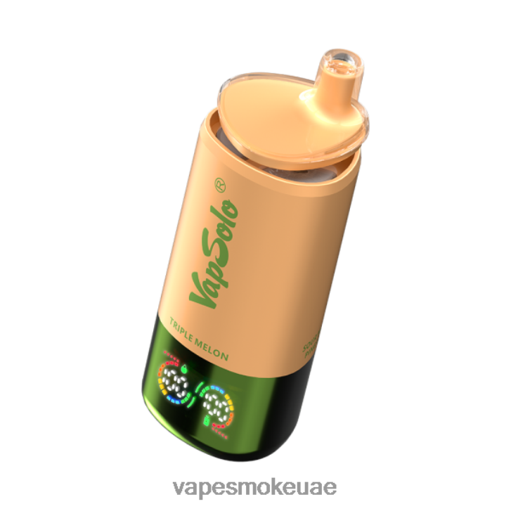 Vape Smoke - الفراولة والتوت والبطيخ الثلاثي والمانجو الحامض والأناناس VapSolo Triple 30000 نفث V24V426