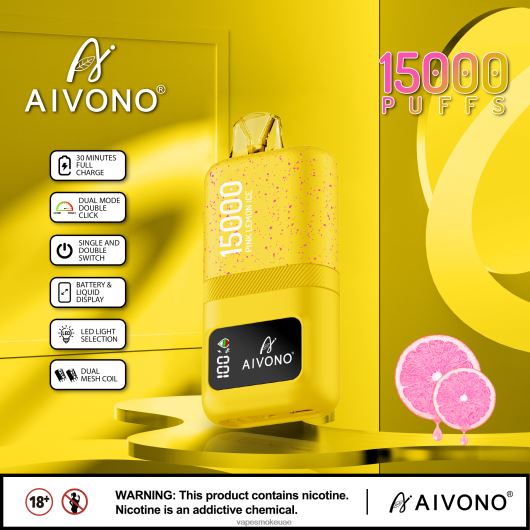 Vape Uae - ثلج ليمون وردي Aivono AIM magic 15000 RR4PBP61