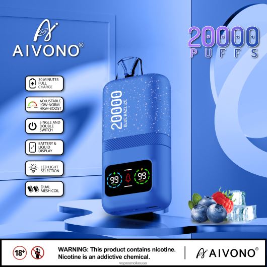 Vape Uae - الجليد الأزرق Aivono AIM magic 20000 RR4PBP79