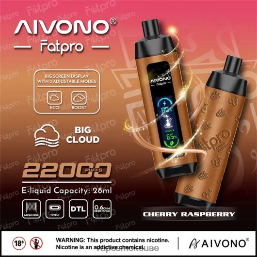 Vape Uae - توت الكرز Aivono Fatpro 22000 RR4PBP4