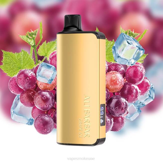 Vape Uae - Alibarbar Ingot 20000 سيجارة للاستعمال مرة واحدة جليد العنب LR4437