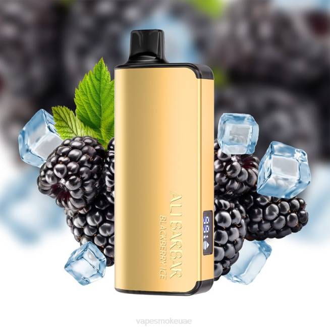 Vape Uae - Alibarbar Ingot 20000 سيجارة للاستعمال مرة واحدة ثلج بلاك بيري LR4449