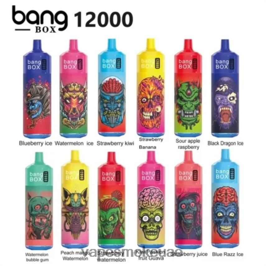 Vape Uae - Bang Box 12000 نفخة ضوء RGB 4BLV8D37 يمكن التخلص منه