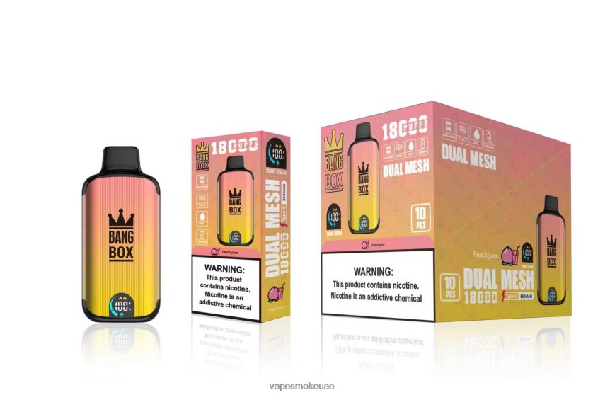Vape Uae - Bang Box 18000 نفث 4BLV8D91 عصير الخوخ