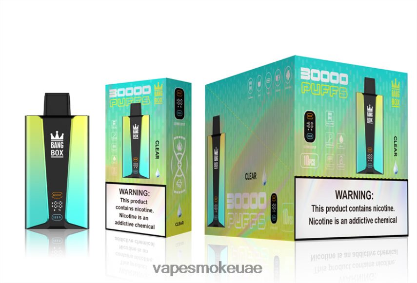 Vape Uae - Bang Box شاشة سمارت 30000 نفخة 4BLV8D76 واضح