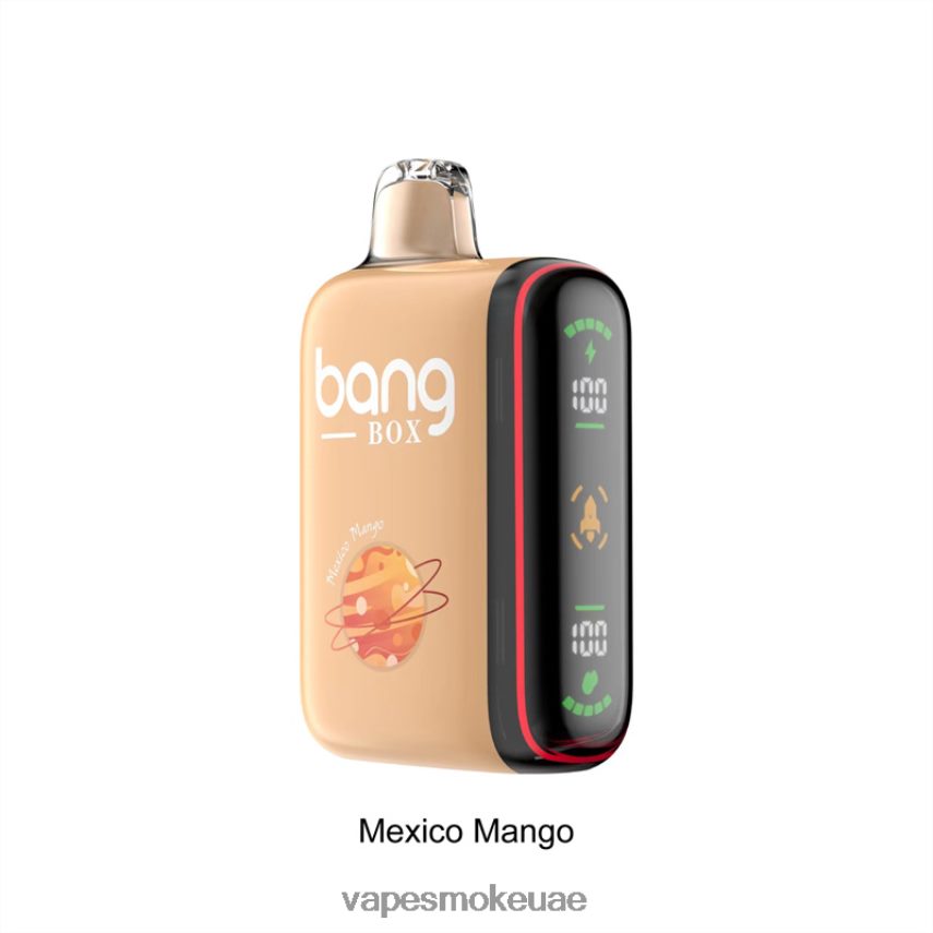 Vape Uae - Bang Box 9000-18000 نفث عرض الطاقة الذكي 4BLV8D31 المانجو المكسيكي