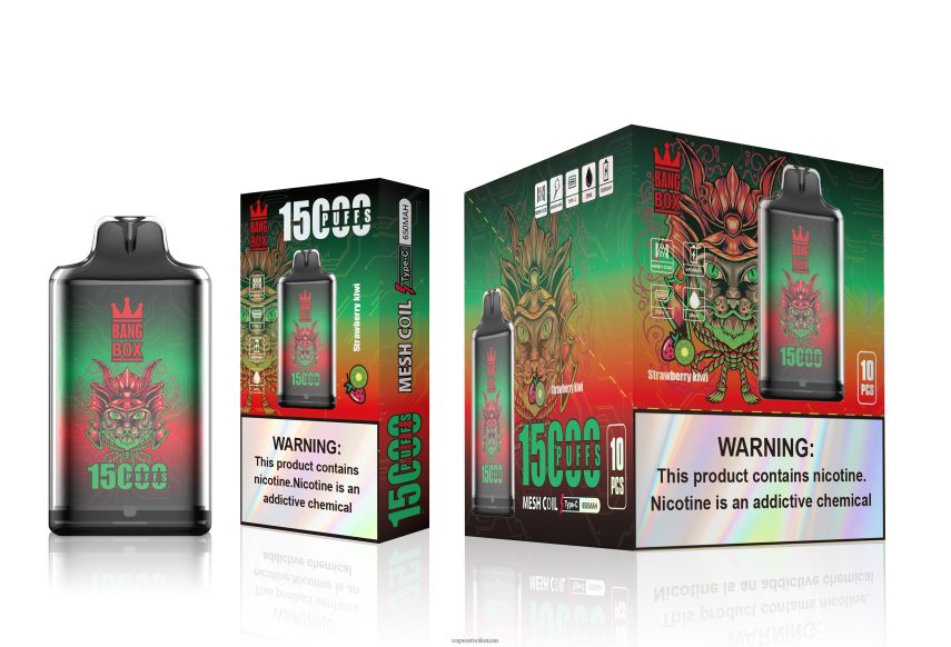 Vape Uae - Bang Box s1-15000 نفث 4BLV8D100 كيوي فراولة