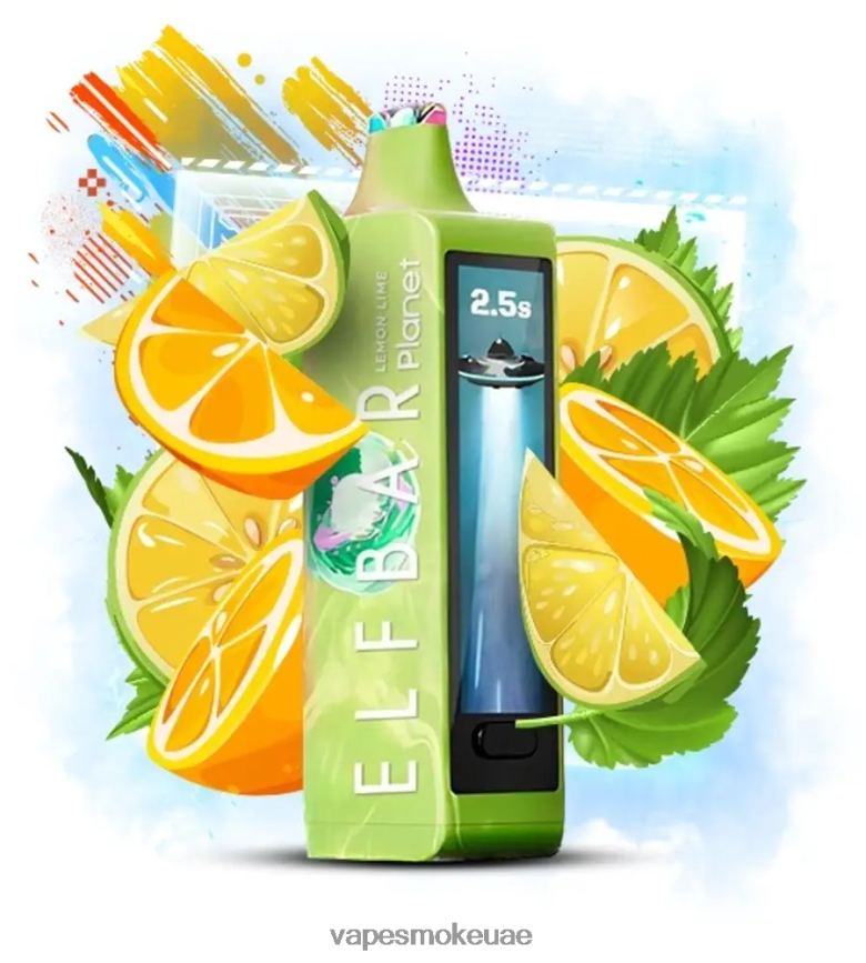 Vape Uae - Elf Bar Planet 25000 ليمون 4N88NR16