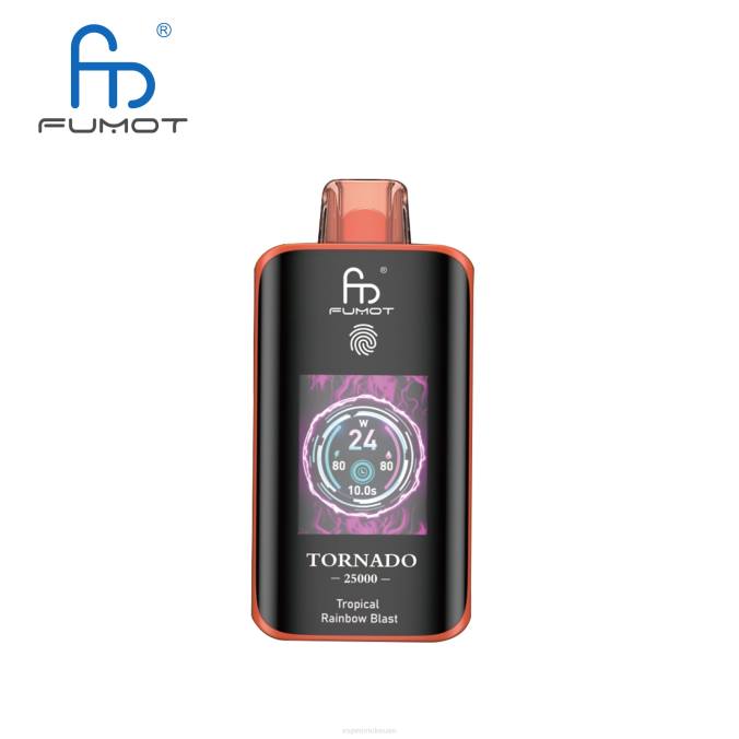 Vape Uae - انفجار قوس قزح الاستوائي Fumot Tornado 25000 سيجارة يمكن التخلص منها 4H8413