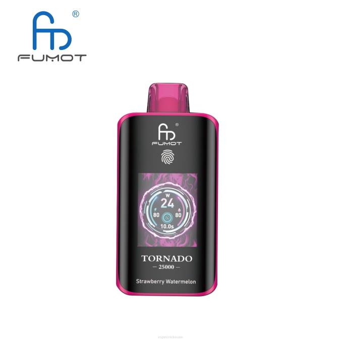 Vape Uae - الفراولة والبطيخ Fumot Tornado 25000 سيجارة يمكن التخلص منها 4H8416